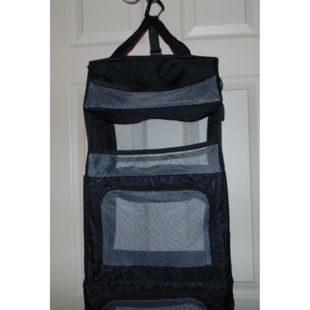Solgaard Carry-On Closet Travel Organizer Black Hanging Shelves - Picture 2 of 13